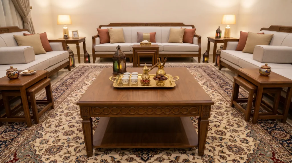 لماذا تعد طاوله خشب خيارا مثاليا للمجالس - Main Image