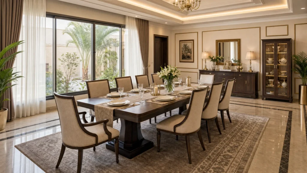 طقم طاولة طعام مثالي للعائلة والضيوف - Main Image