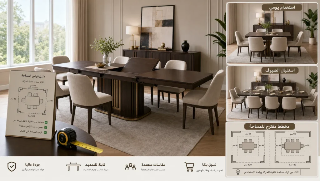 نصائح شراء طاولات طعام اون لاين بدون أخطاء - Main Image